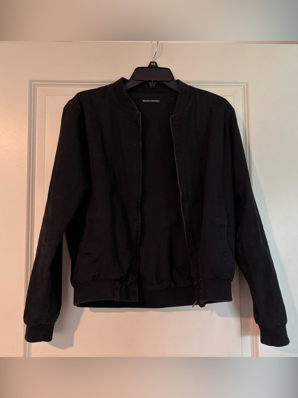 Women's Black Bomber Jacket